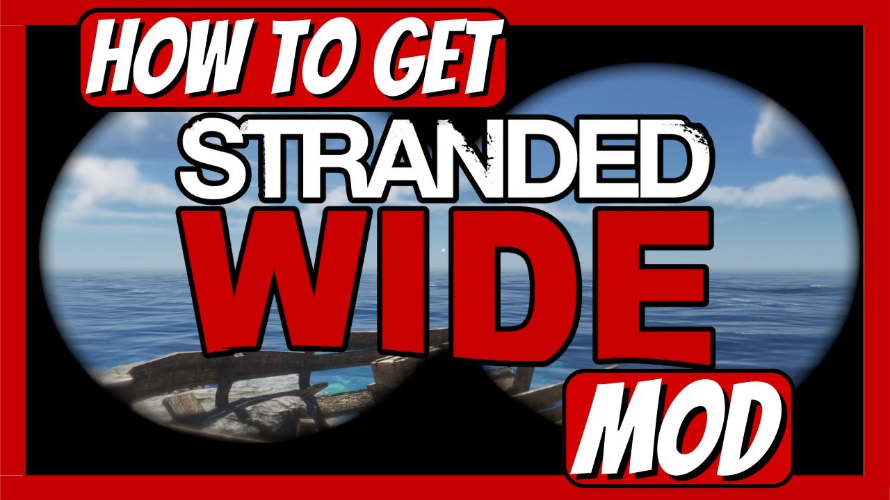 StrandedWide's tweet card. How to get the Stranded Wide MOD for Stranded Deep