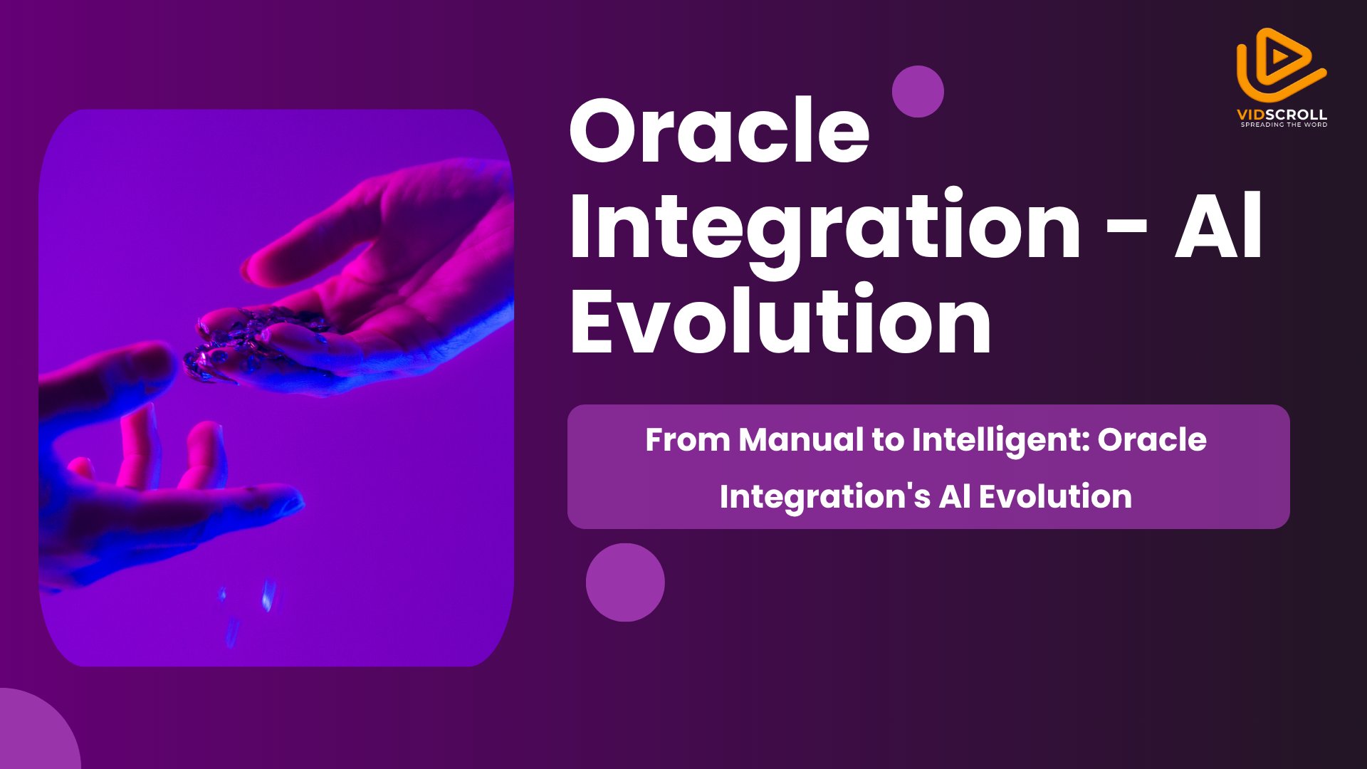 ankur_jain2's tweet card. Accelerate SaaS and ERP integrations with Oracle Integration AI. Use AI-powered mapping, flows & insights to build smarter, faster connections.