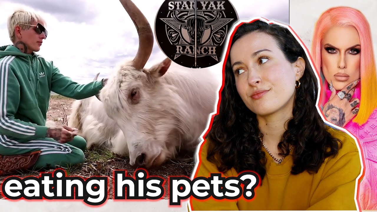 totallyforkable's tweet card. Jeffree Star's Yak Ranch: Pets, Meat, and Cognitive Dissonance