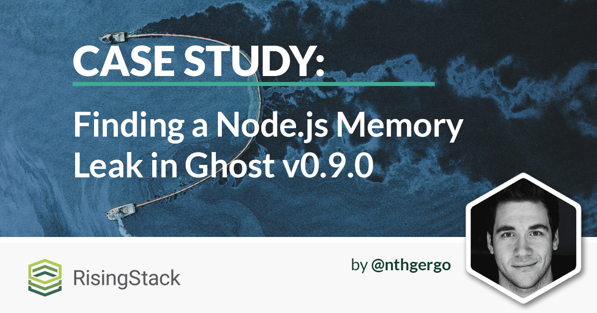 JavaScriptDaily's tweet card. This is the story of how we discovered a Node.js memory leak in Ghost v0.9, and what role Trace played in the process of detecting and fixing it.