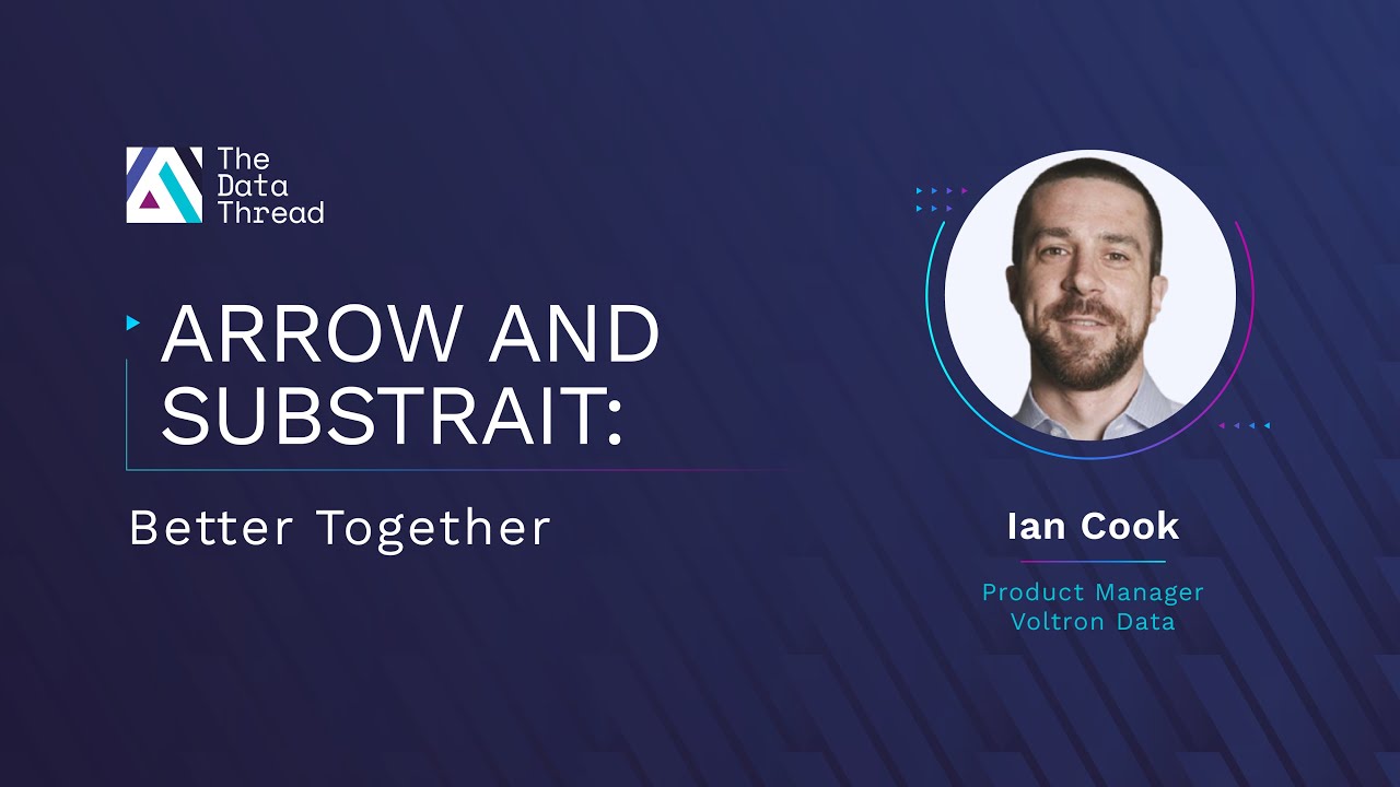 ianmcook's tweet card. Arrow and Substrait: Better Together