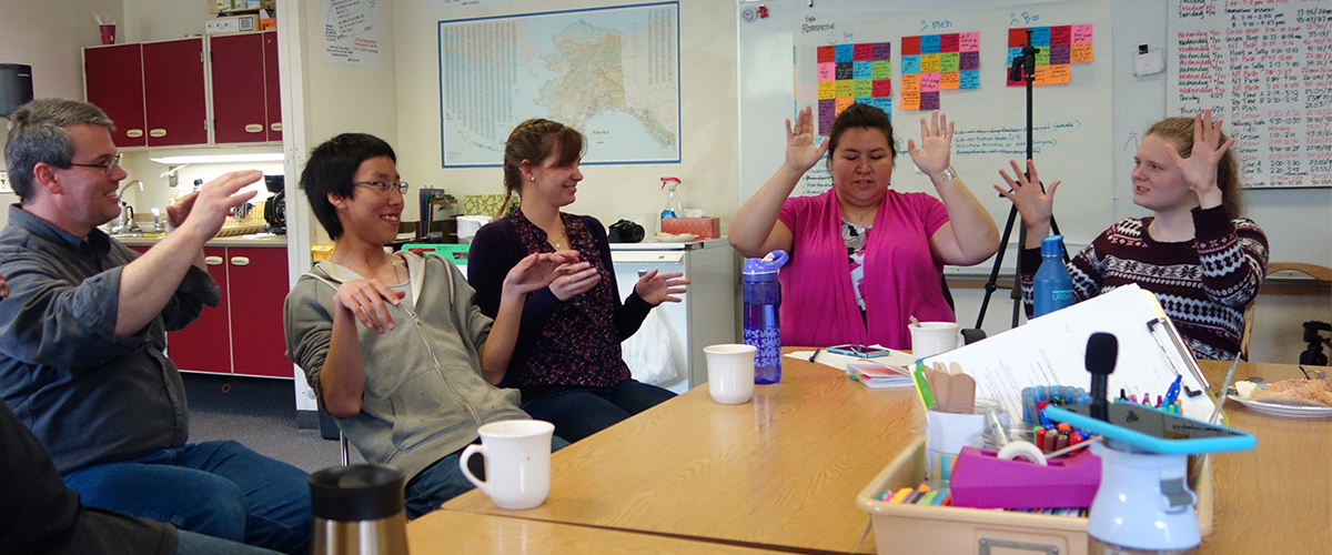 ConLangs's tweet card. WAYK intern Erin McGarvey explains Technique: Spare the Fairies, a fun strategy for maintaining language immersion without translation.