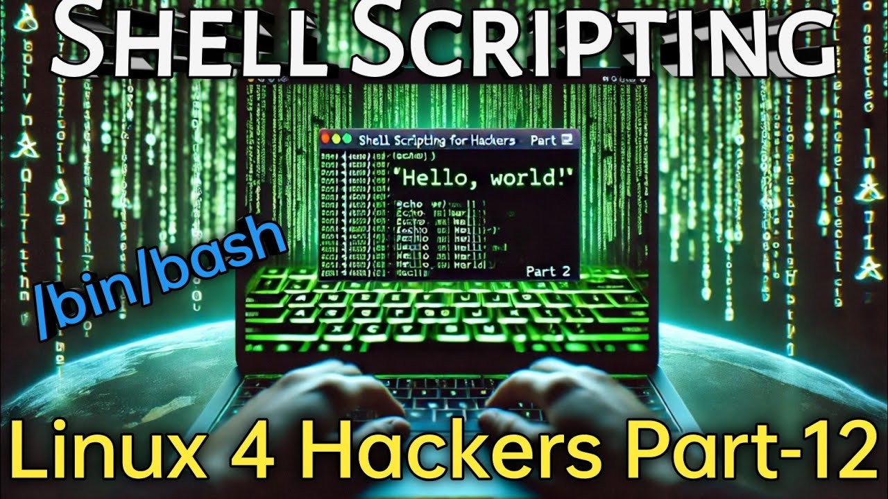 Rajan22m's tweet card. Printing Your First Line in shell Linux 4 Hackers Course ( Part-12 )...