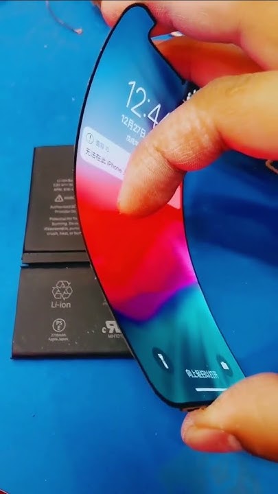 Doris_Screen's tweet card. Flexible OLED screen TEARDOWN! - Lets try something new...