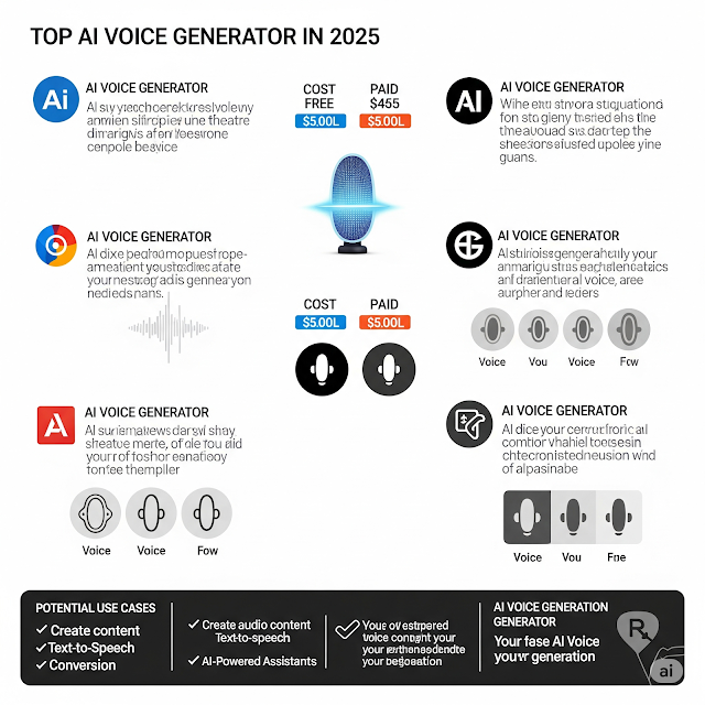 CodeAnd_Cortex's tweet card. Explore the best free and paid AI voice generators in 2025. Compare quality, features & pricing to find the right tool for your content creation needs
