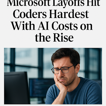 CodeAnd_Cortex's tweet card. Microsoft layoffs hit software engineers as AI costs soar. Discover what this means for global tech jobs and the future of coding careers.