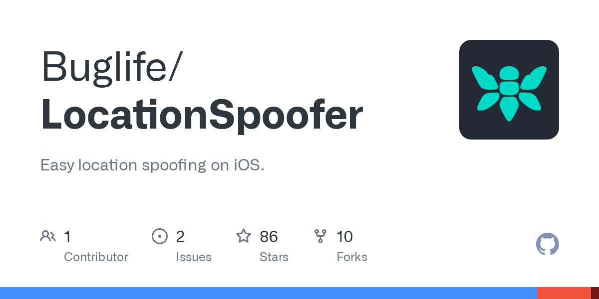 schukin's tweet card. Easy location spoofing on iOS. Contribute to Buglife/LocationSpoofer development by creating an account on GitHub.