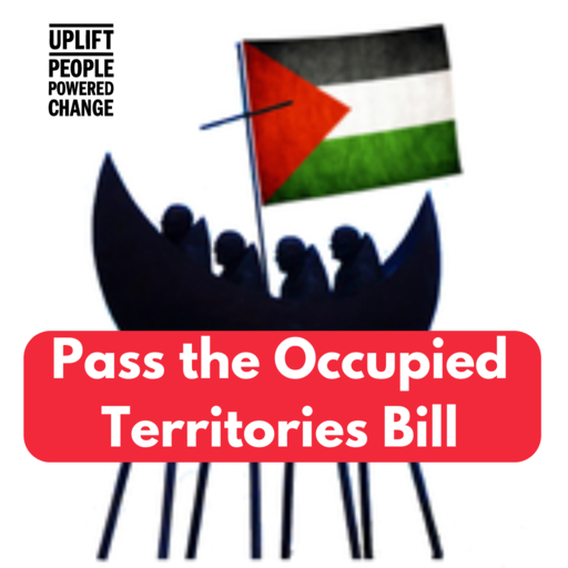 mdup23's tweet card. Demand the Irish government stops blocking the Occupied Territories Bill and finally ban trade with illegal settlers on Palestinian land #PassTheOTB