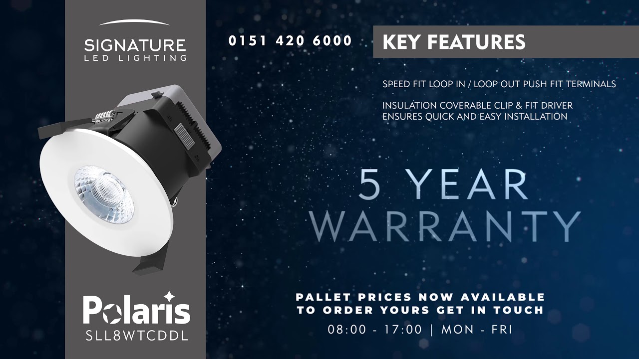 SignatureLED's tweet card. Polaris LED Downlight