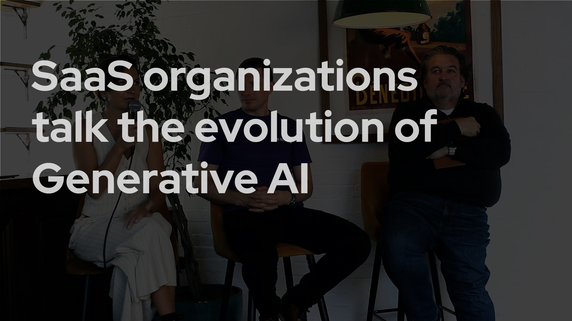 panintelligence's tweet card. SaaS organizations talk the evolution of Generative AI