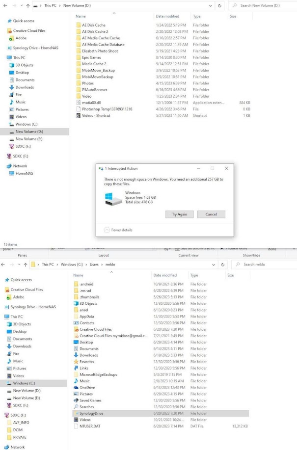 cheinyeanlim's tweet card. Why Am I Facing the Frustrating “Not Enough Space” Error on Windows? (Proven Fixes Inside!) Encountering the “1 Interrupted Action: There Is Not Enough