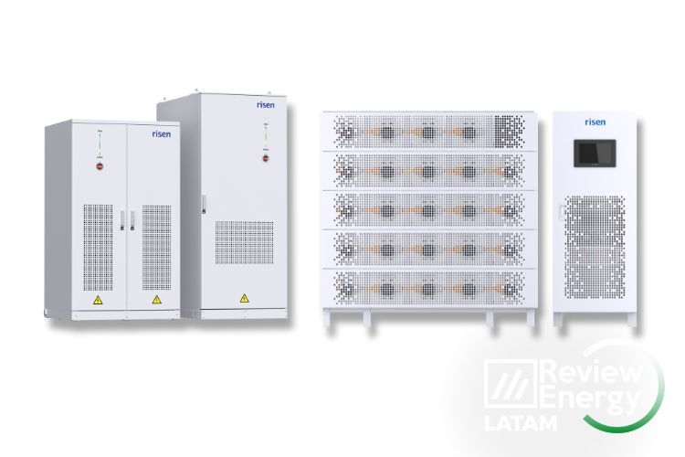 review_energy's tweet card. Risen Storage avanza en la integración de tecnologías solares y de almacenamiento con el lanzamiento de sus microgrids inteligentes Helix y Grida, sistemas qu...