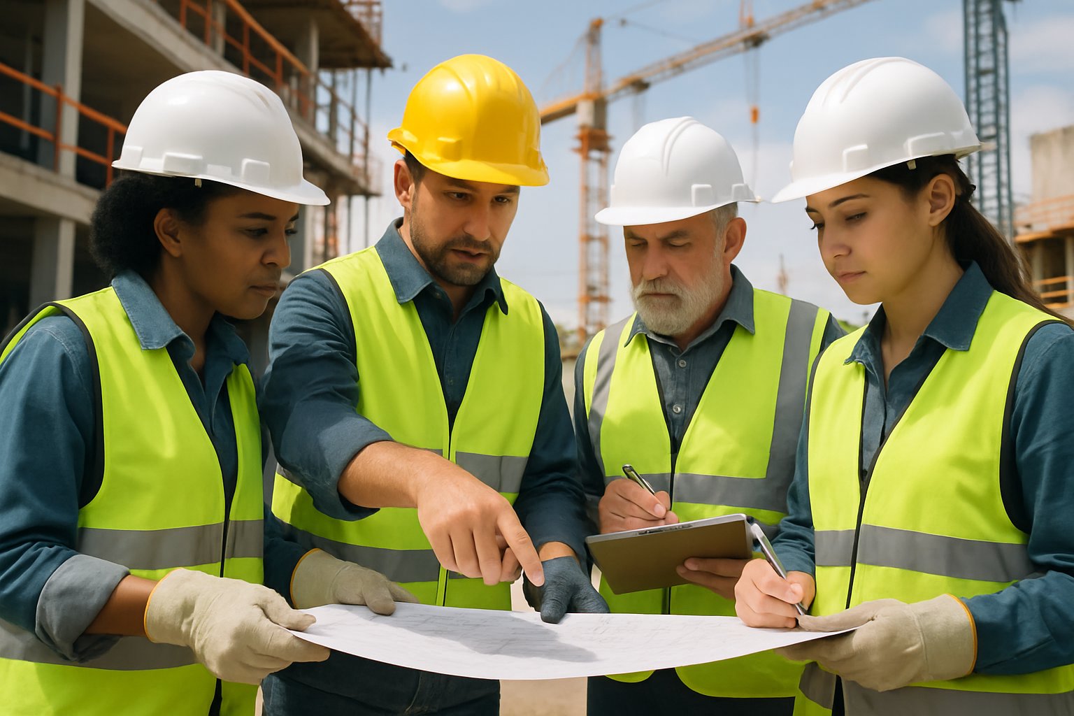 SafetyVue's tweet card. Learn how to conduct a thorough construction risk assessment in five steps to enhance safety, prevent hazards, and reduce costs on your construction site.