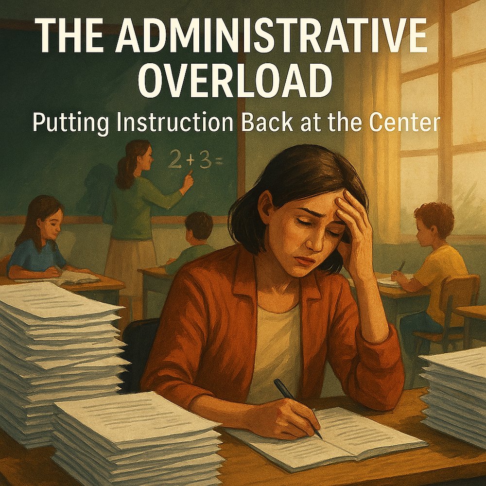 classreclaimed's tweet card. Ask almost any teacher what takes time away from teaching, and the answer will come quickly: paperwork, data entry, reports, and endless compliance tasks. Education has become tangled in administra...