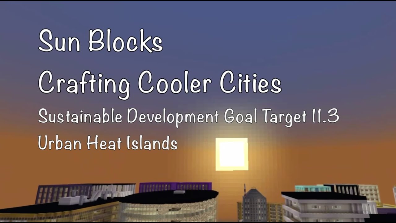 BBTNB's tweet card. Minecraft Education: Sun Blocks - Crafting Cooler Cities