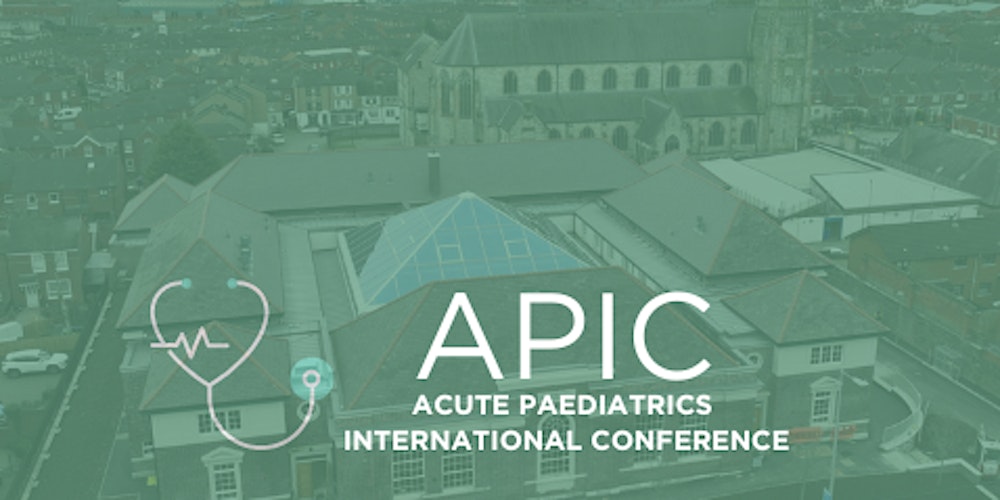 IPEM26's tweet card. The inaugural Acute Paediatrics International Conference (APIC) will take place in the beautiful St Comgall's, Belfast on 9th/10th October.