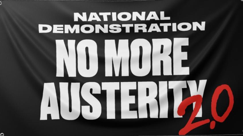 pplsassembly's tweet card. We’re taking to the streets on 7 June to say no to austerity. Help us fund the protest and power the fightback!