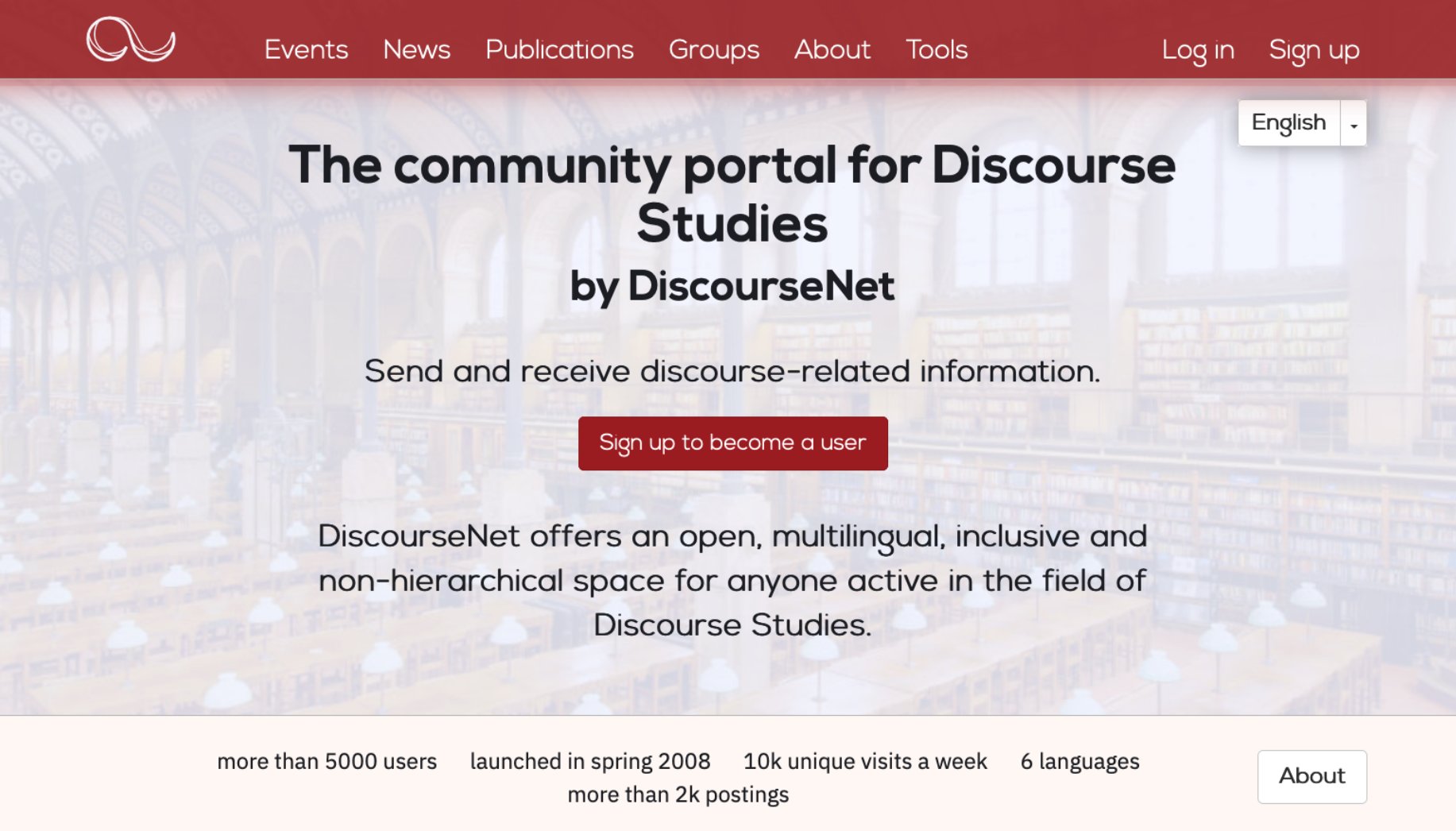 EngageUCLouvain's tweet card. The community portal for Discourse Studies
