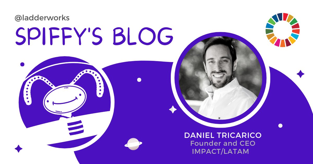 impactlatam's tweet card. Daniel Tricarico: Helping Businesses Become More Sustainable through Innovation