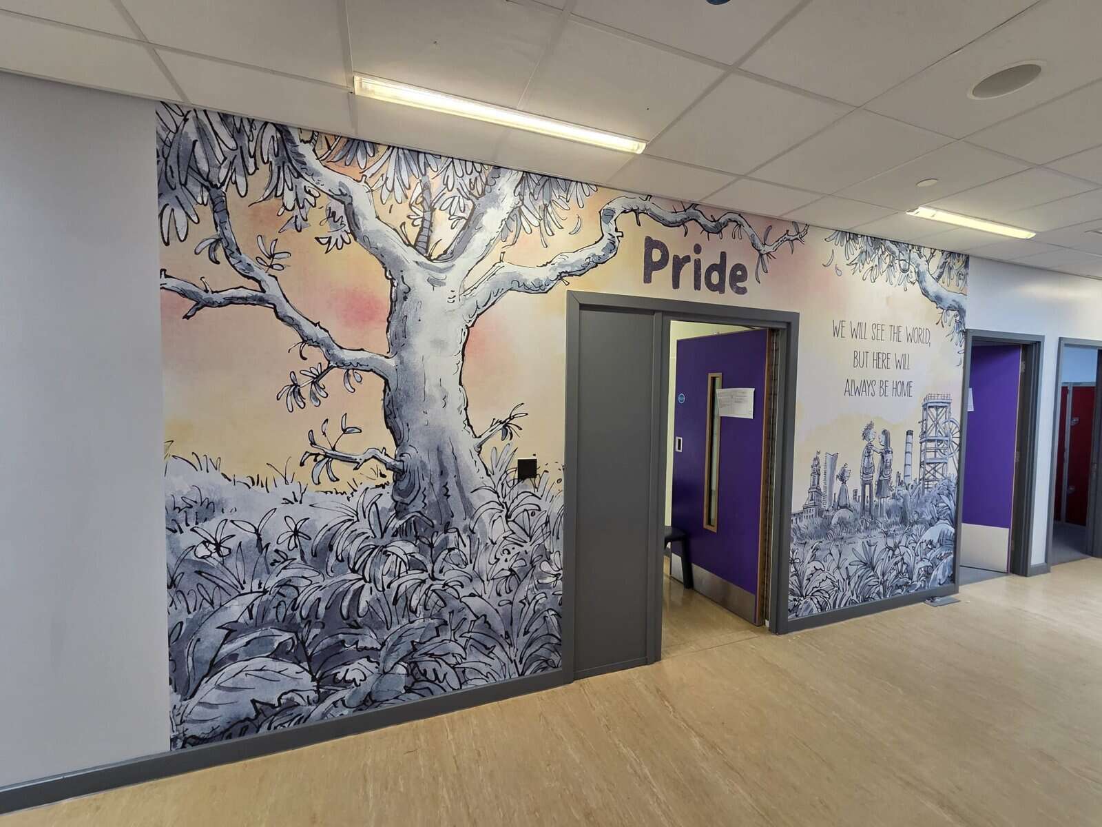 SignUpdate's tweet card. UFABRIK Wallcover Eco Canvas was selected by Imageco to help transform a Yorkshire school into a vibrant inspiring environment.