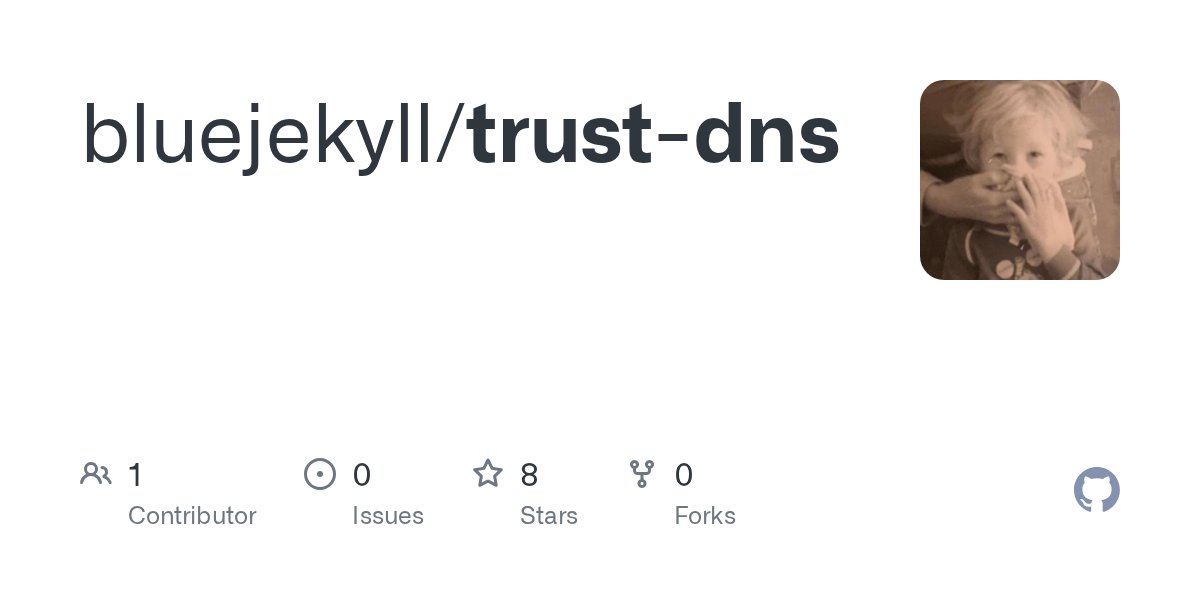 github_trends's tweet card. Contribute to bluejekyll/trust-dns development by creating an account on GitHub.
