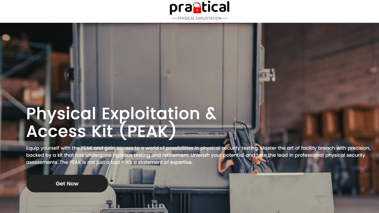 physicalexploit's tweet card. Practical Physical Exploitation