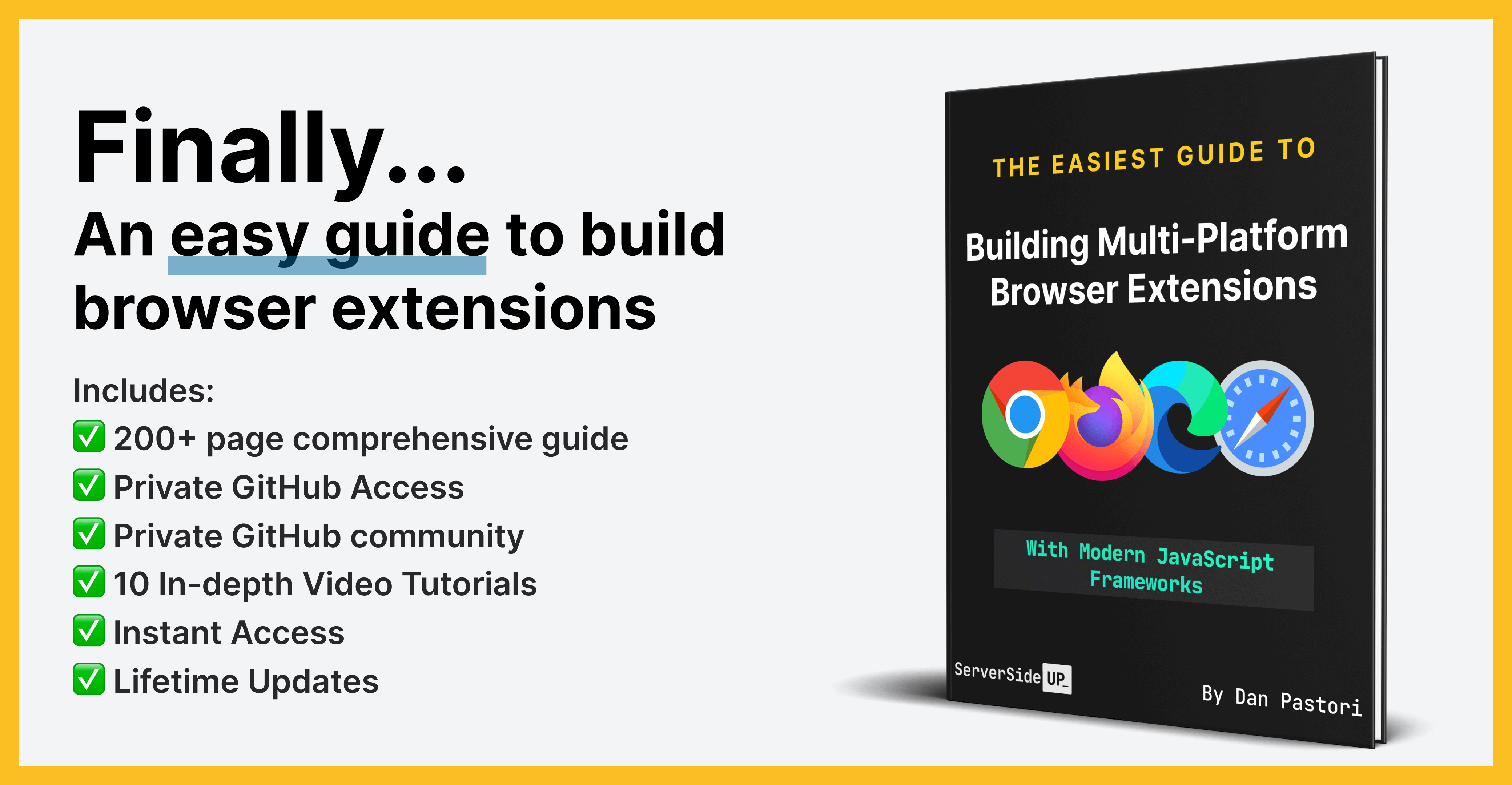 serversideup's tweet card. Building Multi-Platform Browser Extensions
