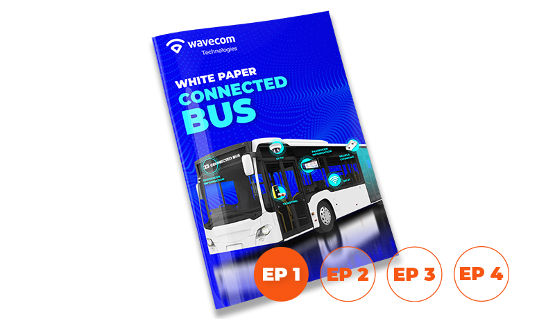WavecomTech's tweet card. Connected Bus White Paper "What System Integrators Can Expect" is focused on System Integrators, who are responsible for installing connectivity on buses.