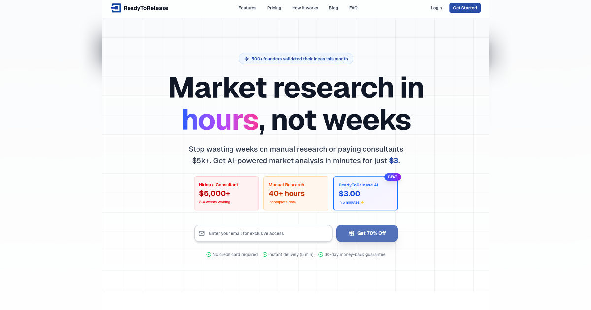 shipwithvictor's tweet card. Validate your SaaS in 5 minutes with AI. Competitor analysis, market sizing, GTM strategy. $3 one-time vs $5,000+ consultants. No subscription.