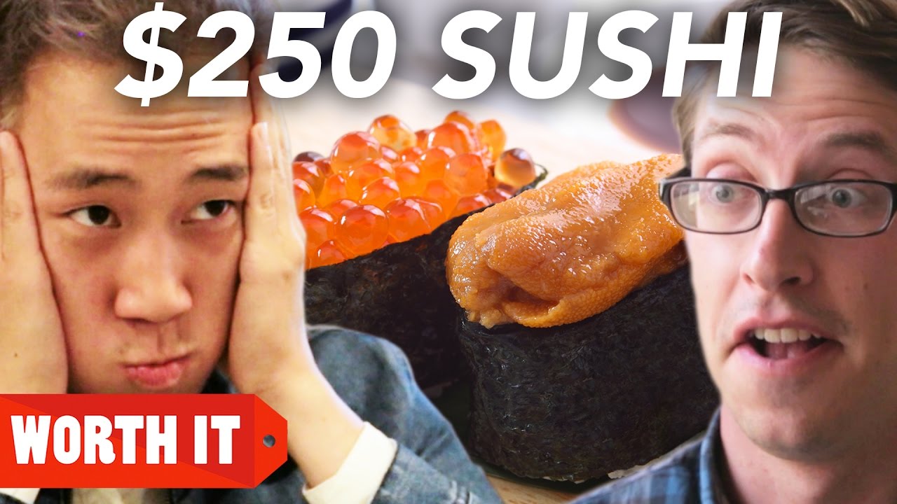 AddYouTubeViews's tweet card. $3 Sushi Vs. $250 Sushi
