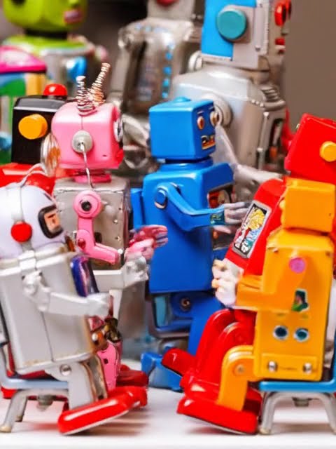 FLATEARTHCENTER's tweet card. THE PLAYROOM #robotstory #robotgame #robotics #robot #robotic...