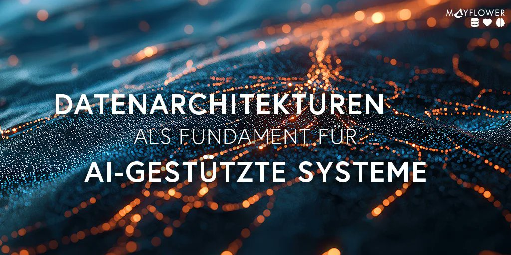 _developercamp's tweet card. AI-Systeme stellen spezifische Anforderungen an Datenarchitekturen. Wir sehen uns an, welche das sind und welche Vorteile die einzelnen Architekturen haben.