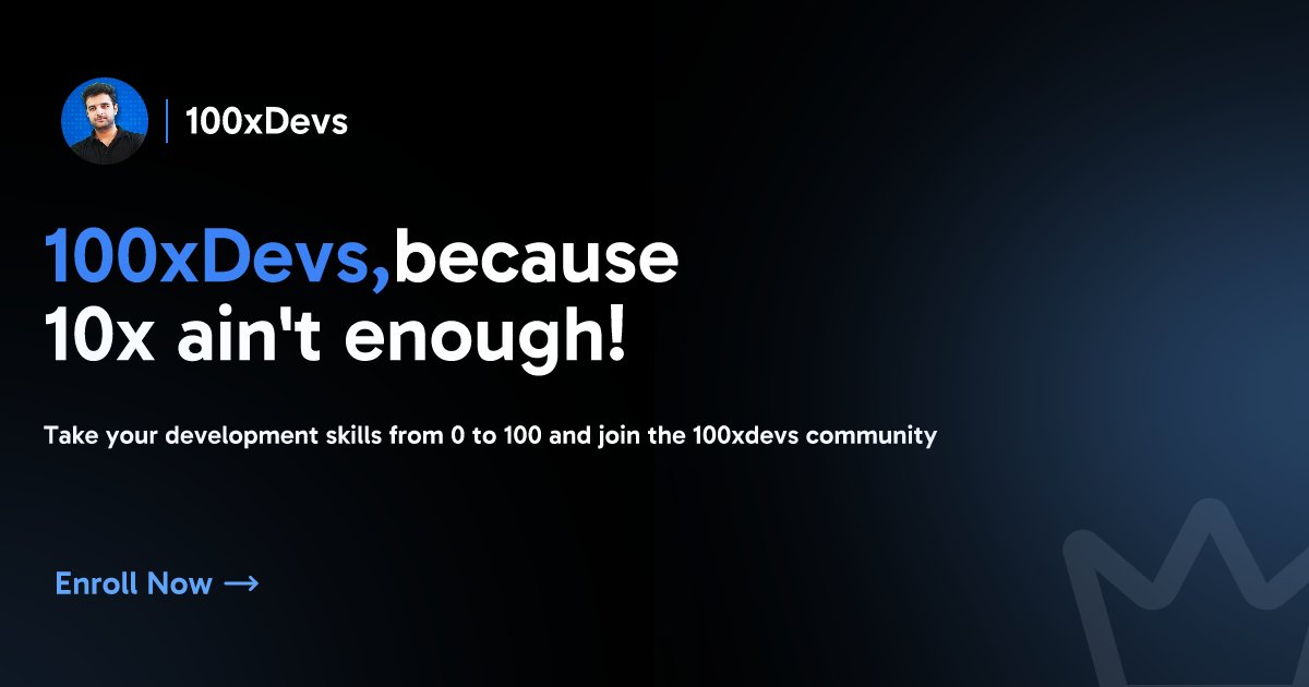 codewithkara's tweet card. This is an initiative by Harkirat Singh to personally mentor folks in the field of Programming. Join him in his first course on Full Stack development with a heavy focus on Open source projects to...