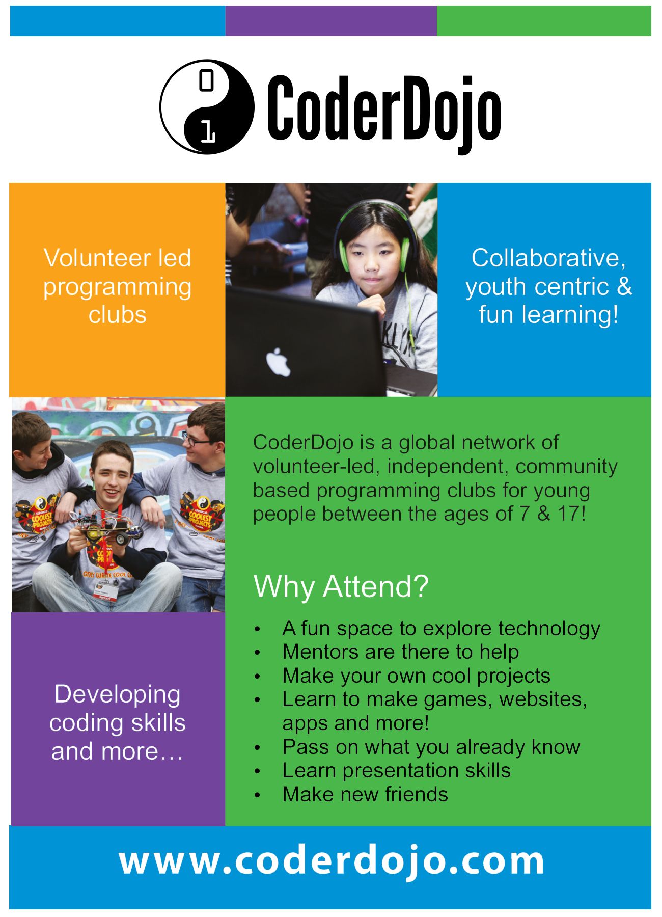 CodingMasterApp's tweet card. Studying the environment of 4 CoderDojos (programming clubs), researchers identified the main aspects that made computing enjoyable for learners.