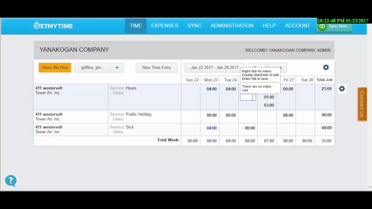 GetMyTime's tweet card. Booking Hours and Time Off GetMyTime