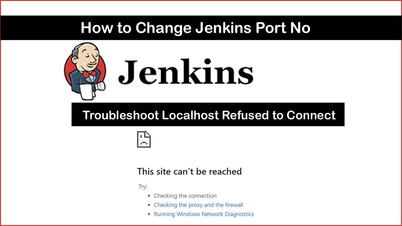 saifosys_'s tweet card. Fix Jenkins Connection Error: Change Port Number & Resolve 'Refused...