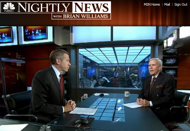 TechCrunch's tweet card. NBC Nightly News anchor Tom Brokaw visited Silicon Valley last month to meet immigrant entrepreneurs. At Microsoft’s Mountain View campus, he met with a dozen of them. More than half said that they...