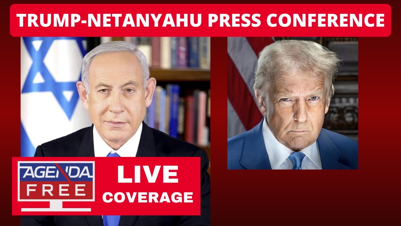 GodLikeForums's tweet card. Trump Press Conference with Netanyahu - LIVE Breaking News Coverage
