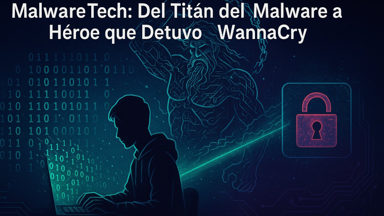 Fran_vera95's tweet card. En el mundo de la ciberseguridad, pocos nombres han dejado una huella tan extraña como el de Marcus Hutchins, conocido como MalwareTech. Héroe accidental, hacker redimido, y un joven británico que...
