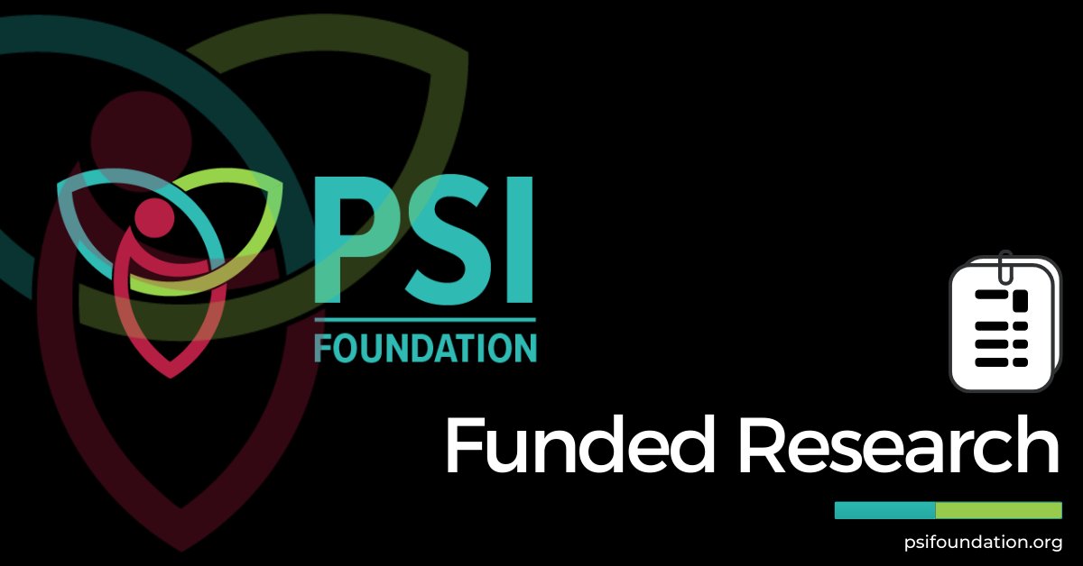 PSIFoundation's tweet card. Grants & Awards funded by PSI Foundation