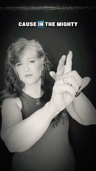 RASEforCRPS's tweet card. Mighty Name of Jesus - ASL (by Hope Durst) #worshipmusic #asl #shorts