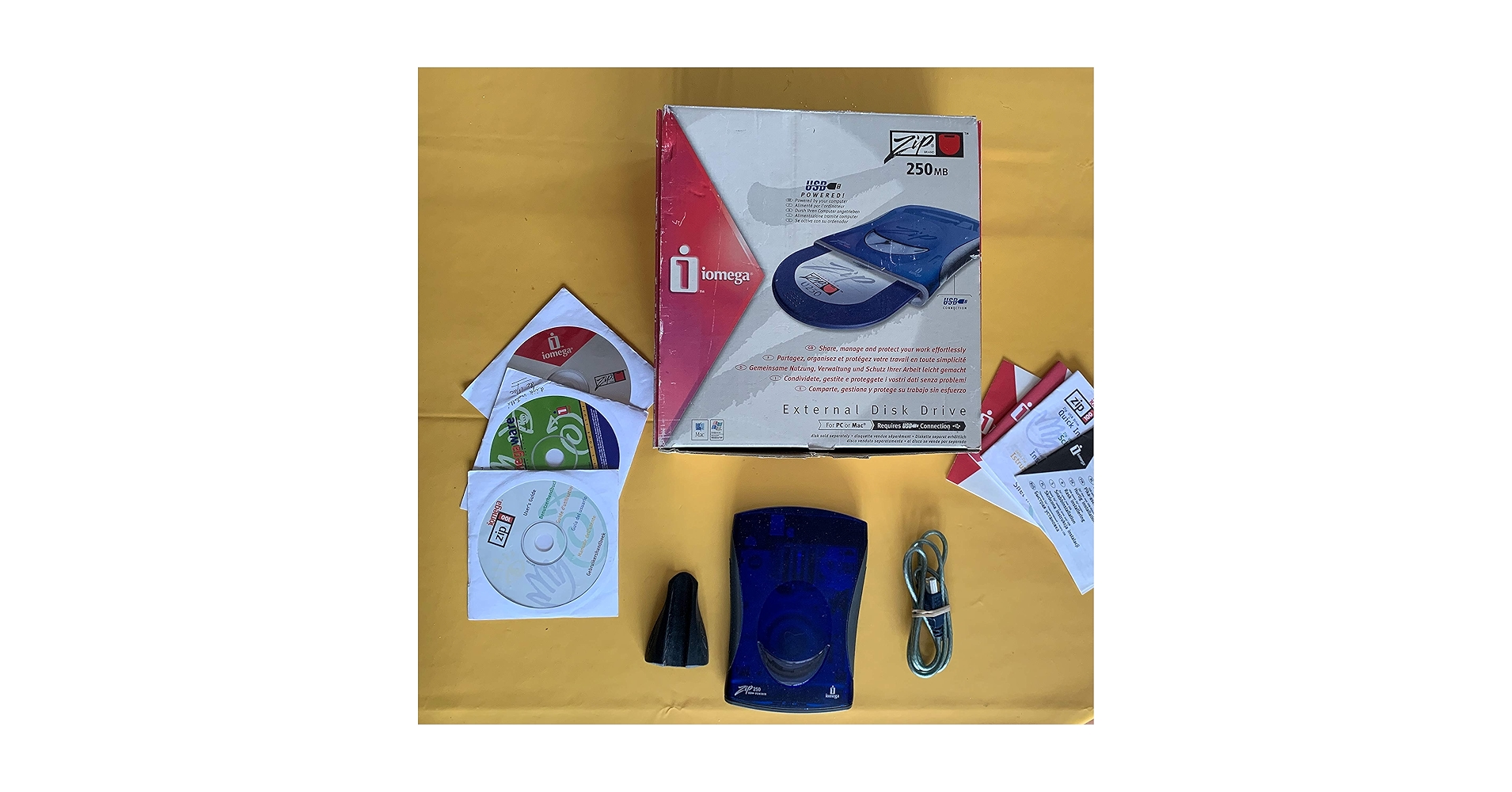 MyTechSpotTech's tweet card. Iomega Zip 250MB External USB Drive