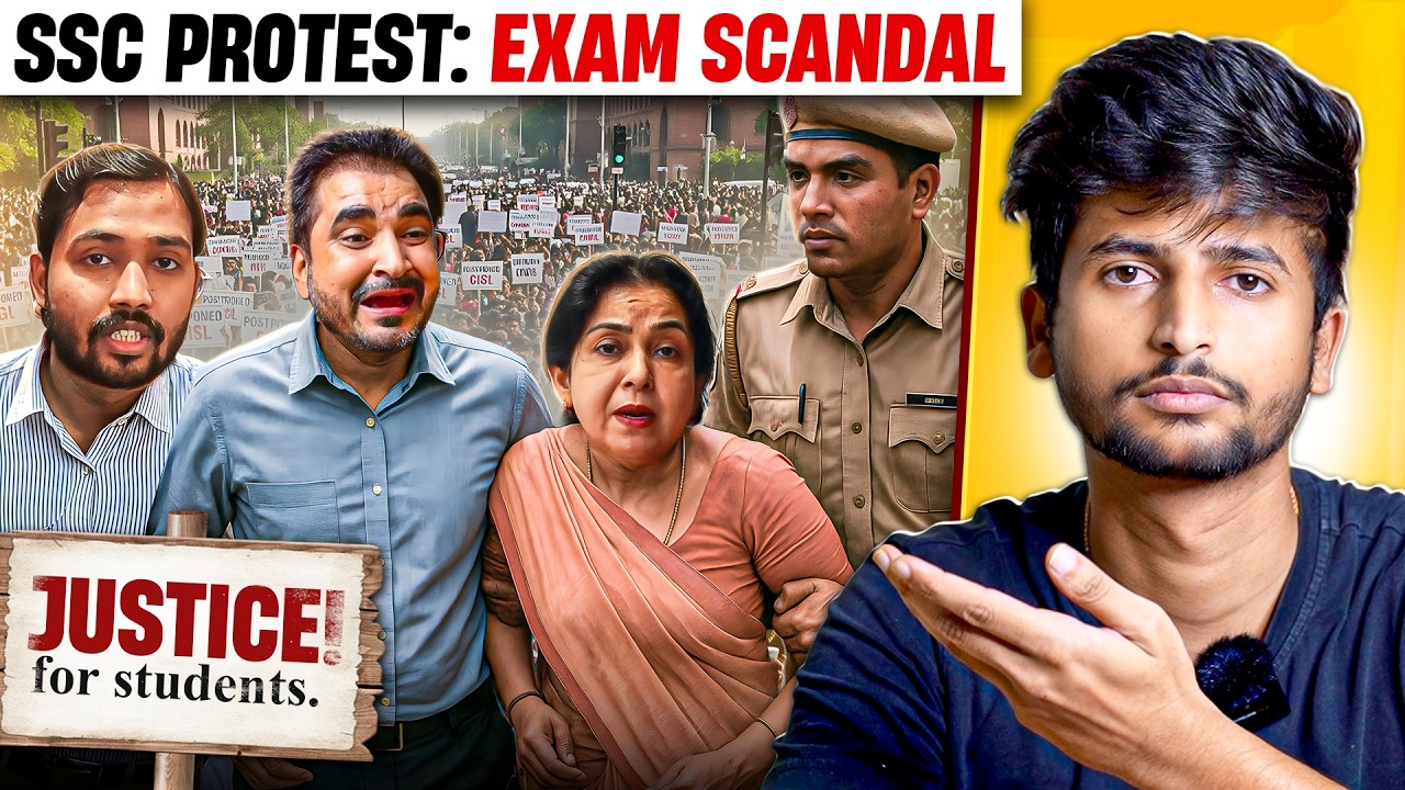 Sarpanch_Sayla's tweet card. WHY SSC CGL PROTEST COULD AFFECT YOUR CAREER! TEACHERS AND STUDENTS...