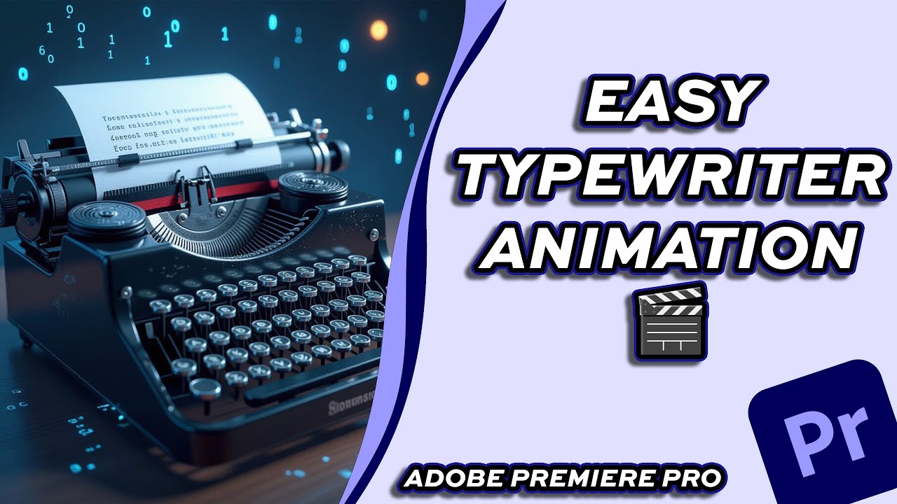 GraphdTutorials's tweet card. How to Create a Typewriter Effect in Adobe Premiere Pro | Easy Text...