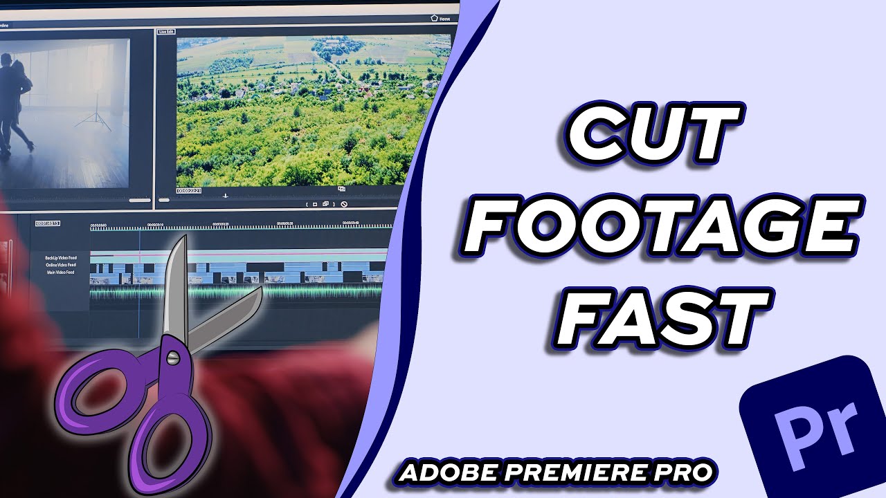 GraphdTutorials's tweet card. How to Cut & Trim Footage in Adobe Premiere Pro