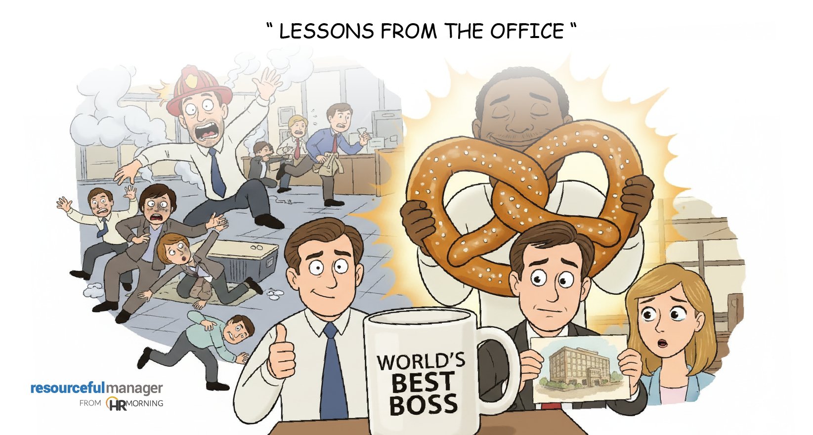ResumeAdvisers's tweet card. Sometimes the best management lessons come from the seemingly worst bosses. Here are some the best from The Office's Michael Scott.