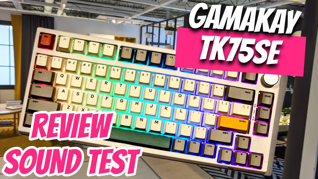 MechTechKeys's tweet card. Gamakay TK75 SE Review and Sound Test