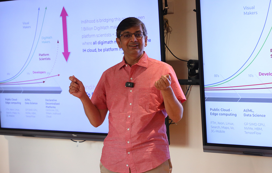 SCSatCMU's tweet card. Robotics Institute alum Lalitesh Katragadda has spent his career using technology to make a world that works for everyone. On Thursday, Oct. 30, he'll share his experience with the CMU community...