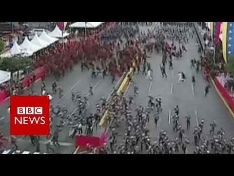 monterogabriela's tweet card. Venezuela 'drone attack': Soldiers seen running - BBC News