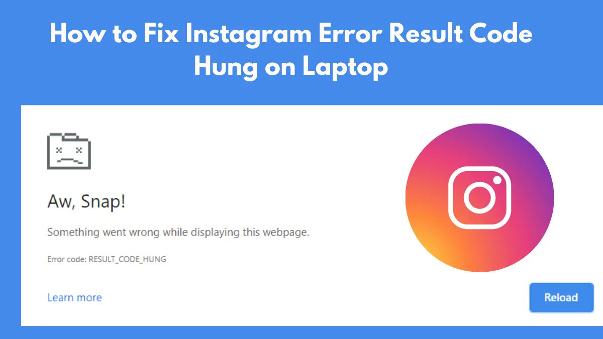 izoate's tweet card. Are you getting error message 'Aw, Snap! Something went wrong while displaying this webpage with Error code RESULT CODE HUNG? Let's learn how to fix it.